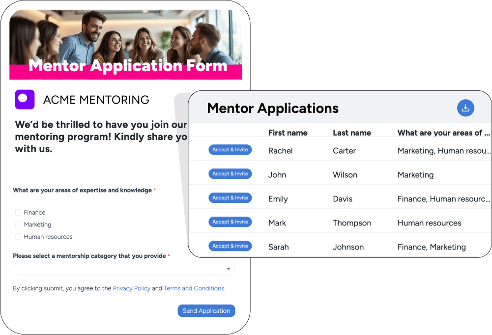 mentor-mentee-applications